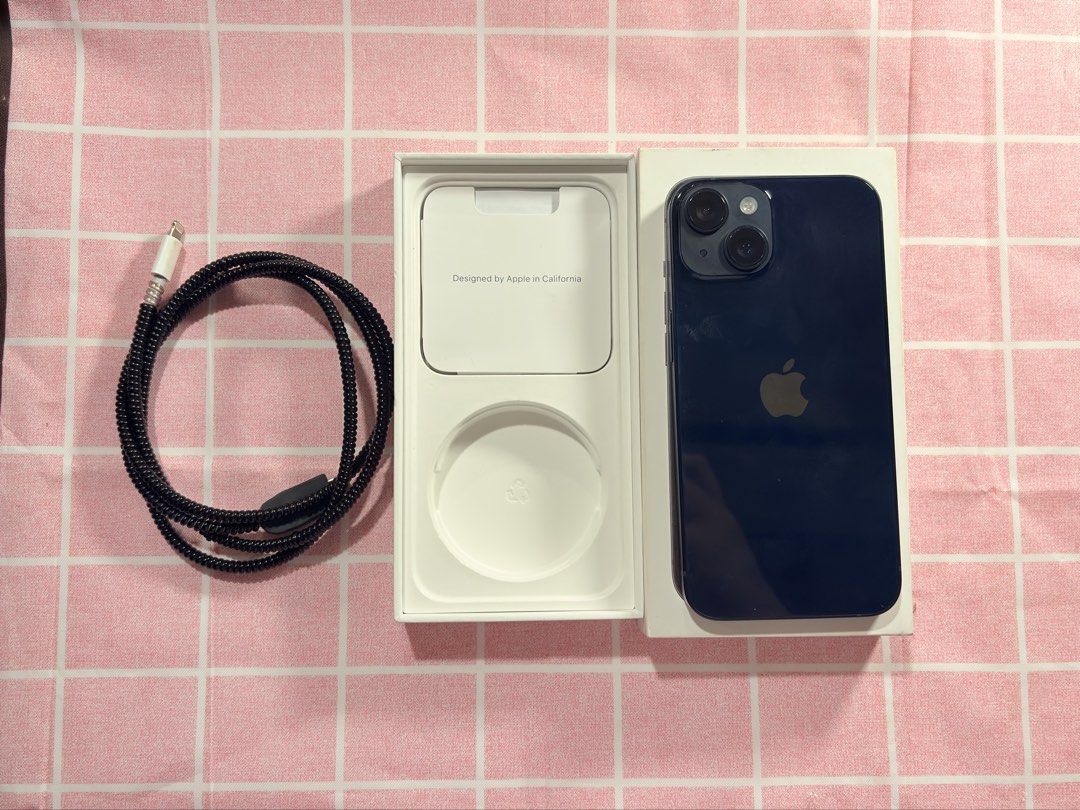 RUSH FOR SALE: IPHONE 14 Midnight (128GB) MONTHS OLD ONLY (Category: iPhone 14 Series) located in Manila. Submitted by pocketpixel_hk (Listing ID 1467659621, Image 3). Description: FOR SALE: IPHONE 14 Midnight (128GB) MONTHS OLD ONLY | COMPLETE SET Apple Warranty until August 2027 Price: 26,000 rush limited price only | slightly negotiable for sure buyers. - 97% Battery Health (Original Battery) - Z/PA Local Variant - NTC Approved - Any Sim (No S