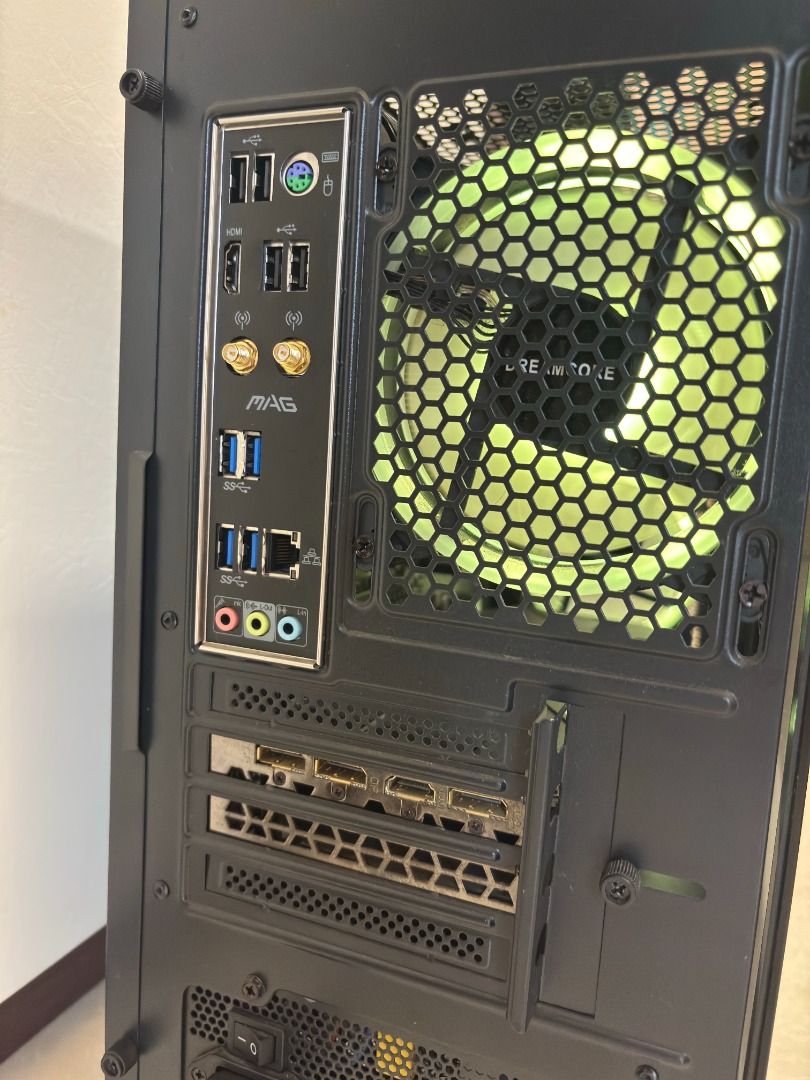 🔥Ryzen 5🔥 Custom Gaming PC WiFi Nvidia GeForce RTX 2060 Super 512GB SSD 1TB HDD Desktop Computer Windows 11 Microsoft Office 365 (Category: Desktops) located in Singapore. Submitted by plewpy (Listing ID 1467612252, Image 3). Description: Custom Gaming PC with WiFi Fully working condition, PC only MSG me on WA at 9389 5968, no more msg quota Good performance at a good price, will run most games at high quality with no problems. Perfect for ever