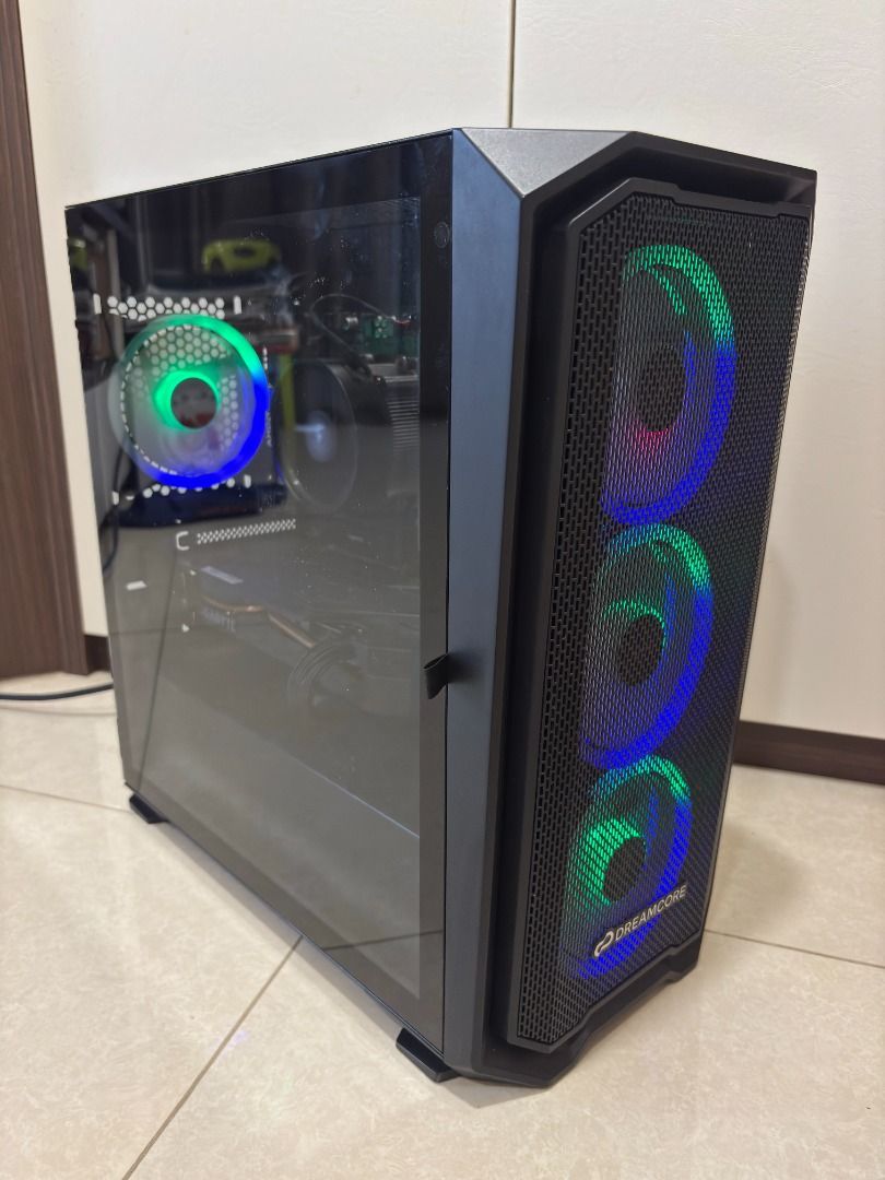🔥Ryzen 5🔥 Custom Gaming PC WiFi Nvidia GeForce RTX 2060 Super 512GB SSD 1TB HDD Desktop Computer Windows 11 Microsoft Office 365 (Category: Desktops) located in Singapore. Submitted by plewpy (Listing ID 1467612252, Image 1). Description: Custom Gaming PC with WiFi Fully working condition, PC only MSG me on WA at 9389 5968, no more msg quota Good performance at a good price, will run most games at high quality with no problems. Perfect for ever