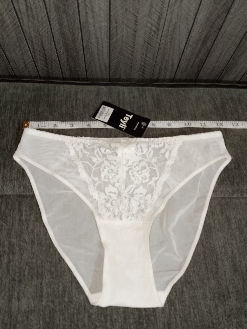 S: TEYLI WHITE LACE PANTY (Category: Undergarments & Loungewear) located in Manila. Submitted by truecrystal-1407 (Listing ID 1467838042, Image 1). Description: made in Europe NOT THRIFTED BNWT.
