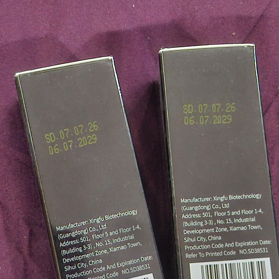 SADOER EYELASH GROWTH CASTOR OIL (Category: Makeup) located in Manila. Submitted by smartluxeph (Listing ID 1467689506, Image 3). Description: ✨ SADOER EYELASH GROWTH CASTOR OIL ✨ 💖 ₱99 each | ₱180 for BOTH! For your lash-care and beauty routine! 💕 🌿 98% Organic Added – as indicated on packaging ✨ Castor oil formula marketed for fuller-looking lashes 💛 15ml per box 🎀 Sealed, brand new 📅 Expiry: July 6, 2029 📦 2 pcs available — take both fo