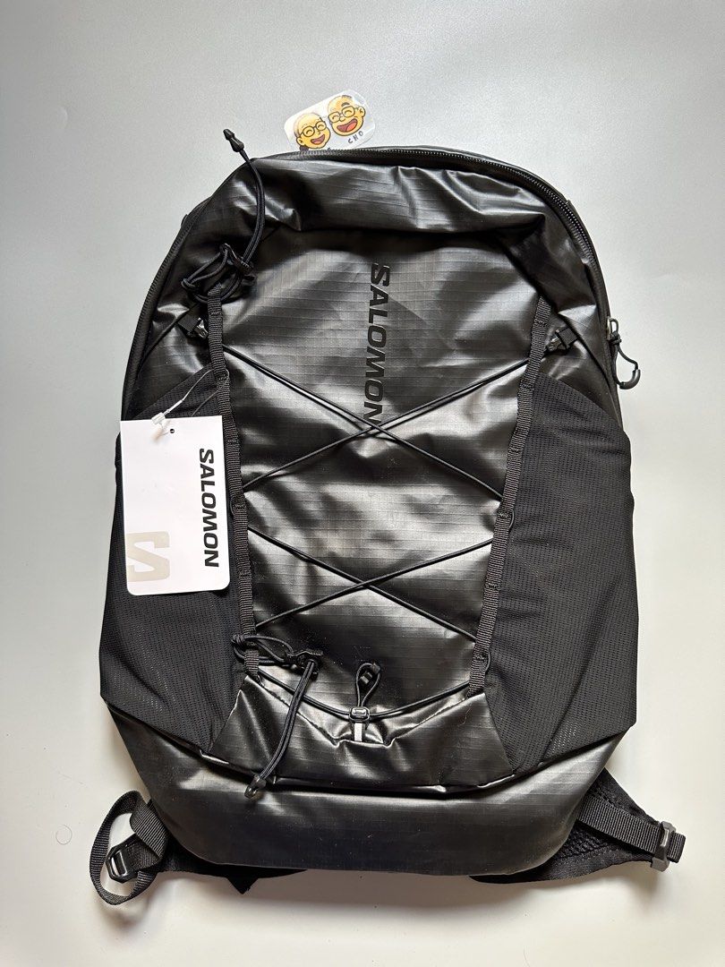 Brand New Salomon XT 15 OG Black Backpack (Category: Backpacks) located in Taguig. Submitted by arsaquinas (Listing ID 1467625618, Image 3). Description: - Brand new with original store tags attached - Color: Sleek black - Durable ripstop fabric built for daily use and outdoor adventures - Front bungee cord system for extra gear storage - Convenient mesh side pockets for water bottles and essentials - Secure top zipper closure - Perfect all-aroun