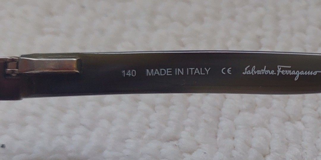 SaLvatore Ferragamo (Category: Luxury Accessories) located in Baguio. Submitted by sibvirgy40652 (Listing ID 1467623532, Image 3). Description: Salvatore Ferragamo eyeglasses made in Italy.