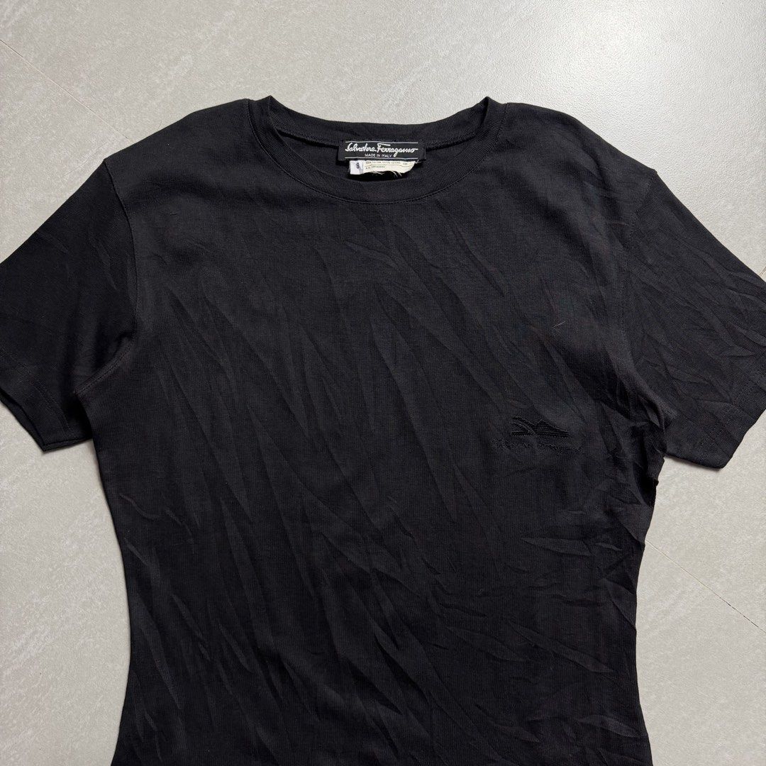 Salvatore Ferragamo shirt (Category: Announcements) located in Bacolod City. Submitted by antizero.6100 (Listing ID 1467749303, Image 2). Description: Like new condition Authenticity are not guaranted Complete tags Need wash only Size Small on tag Measure 17W 24L Embroidered logo on the chest .
