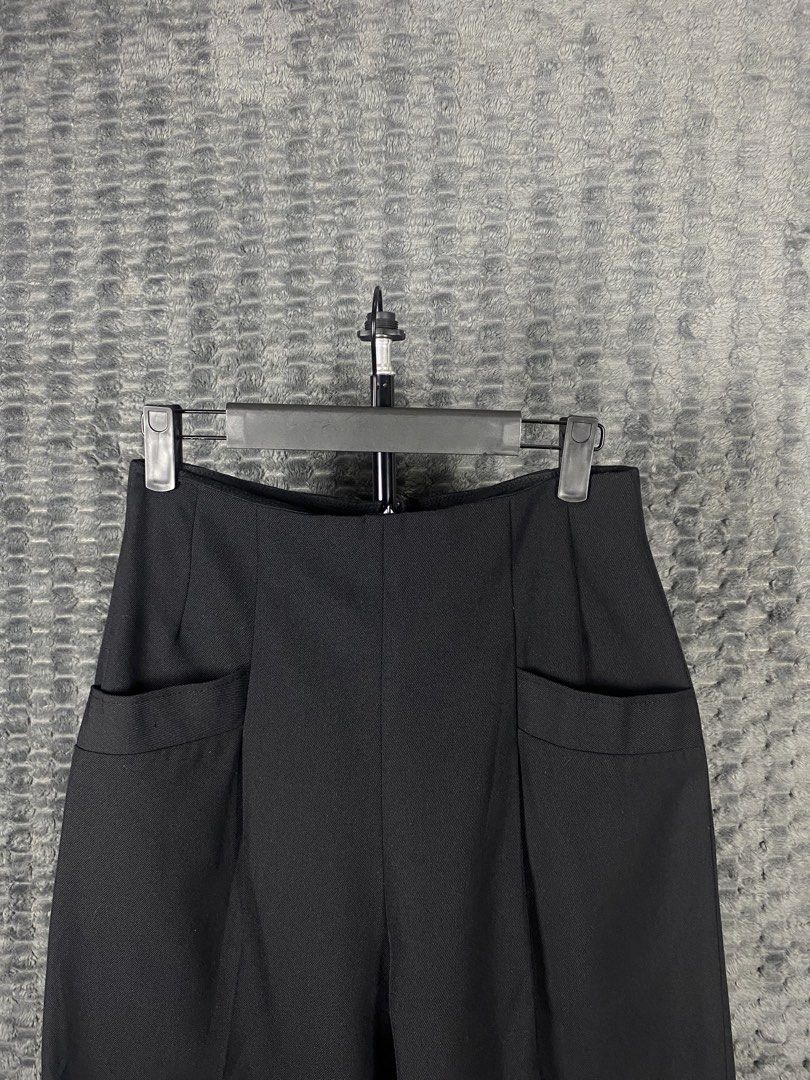 Sandro Black Pleated Trousers (Category: Other Bottoms) located in Bacolod City. Submitted by treasurehunts.6100 (Listing ID 1467628548, Image 2). Description: Sandro Black Pleated Trousers Condition - Excellent Color - Black Color rate - 9.8 / 10 No Flaws Size Dimensions : Waist - 27 - 28 Length - 37 Thigh - 12 Leg Opening -9 Brands you might find on my profile : ( Cos, Uniqlo, H&M, Zara, Muji, Ralph Lauren, Hugo Boss, Fred Perry, Lacoste, Arman