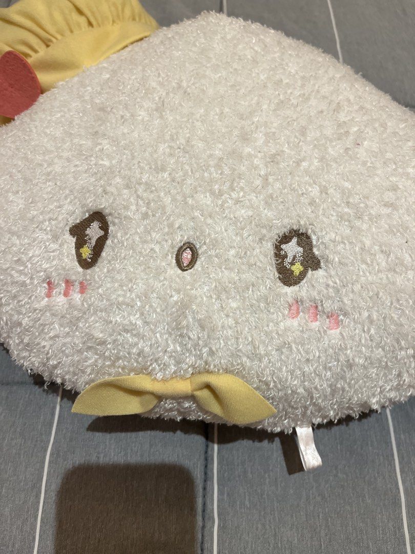 Sanrio Cogimyun Plushie (Category: Plushies & Soft Toys) located in Quezon City. Submitted by thebuyersarchive (Listing ID 1467748498, Image 2). Description: 🌷9/10 condition 🌷auth sanrio etiketa 🌷minor flaw: konting dumi sa felt accessories (see last photo) 🌷19(W)x12(H) inches 🌷pm me for further inquiries .