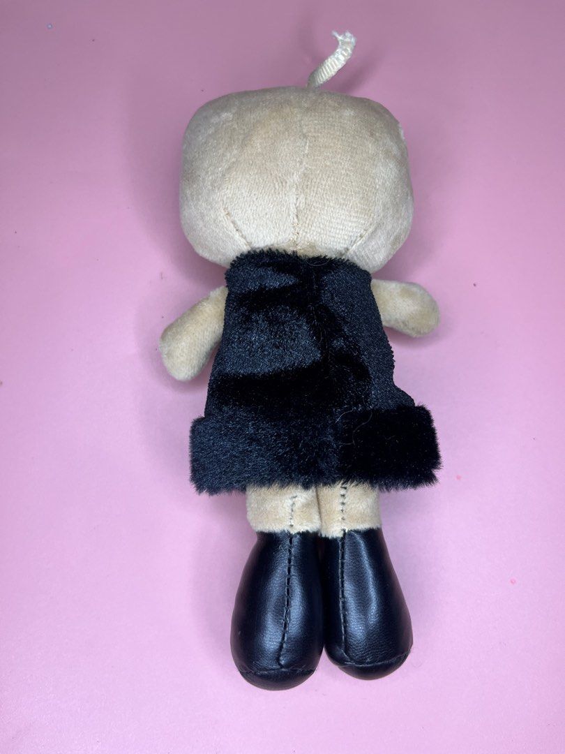 Sanrio Hello Kitty Goth Plush Doll Keychain (Category: Plushies & Soft Toys) located in Caloocan City. Submitted by snapshop_ph (Listing ID 1467644964, Image 3). Description: - Authentic Sanrio Kitty plush keychain - Dressed in a stylish black velvet dress with fuzzy trim - Accented with a classy pearl necklace, black hair bow with gem, and faux leather boots - Features official Sanrio tag on the back - Great gift idea or cute addition to your ba