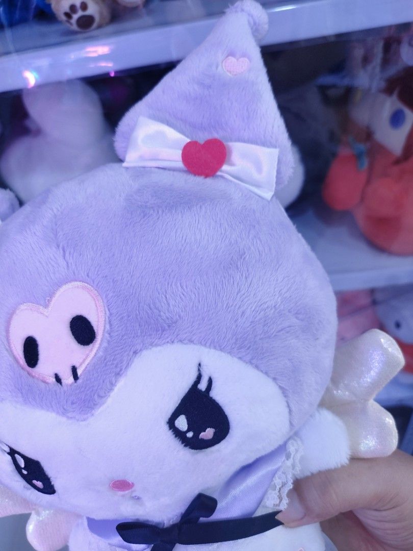 Sanrio Kuromi Angel Plush (Category: Plushies & Soft Toys) located in Bulacan. Submitted by hunterherojapanjdm (Listing ID 1467675287, Image 3). Description: With Paper tag.