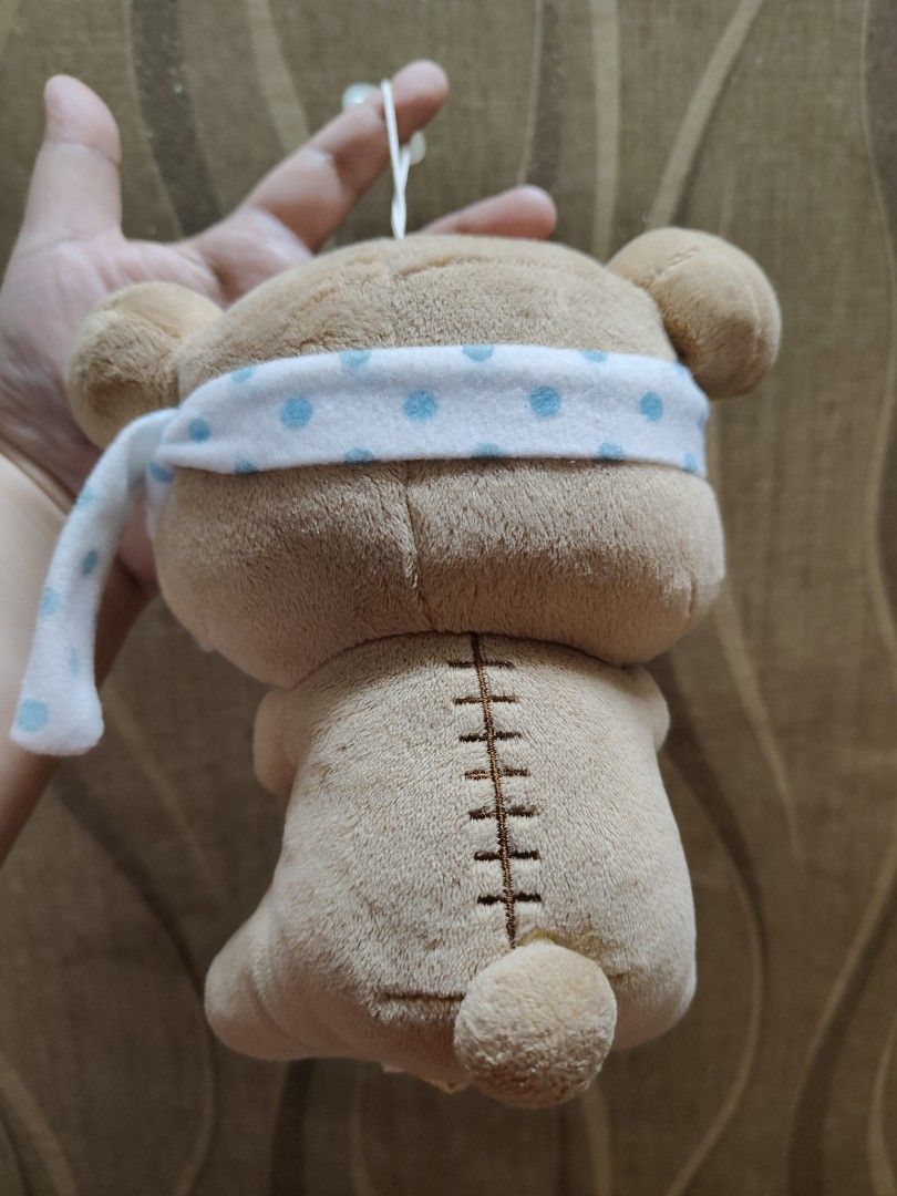San-x Rilakkuma Plush Charm with flaw (Category: Plushies & Soft Toys) located in Santa Rosa. Submitted by mmps249.1 (Listing ID 1467687255, Image 2). Description: with pen marks, please check pictures Crossposted Mine now, pay now shipping courier: JRS only Gcash payment upon order No reservations.