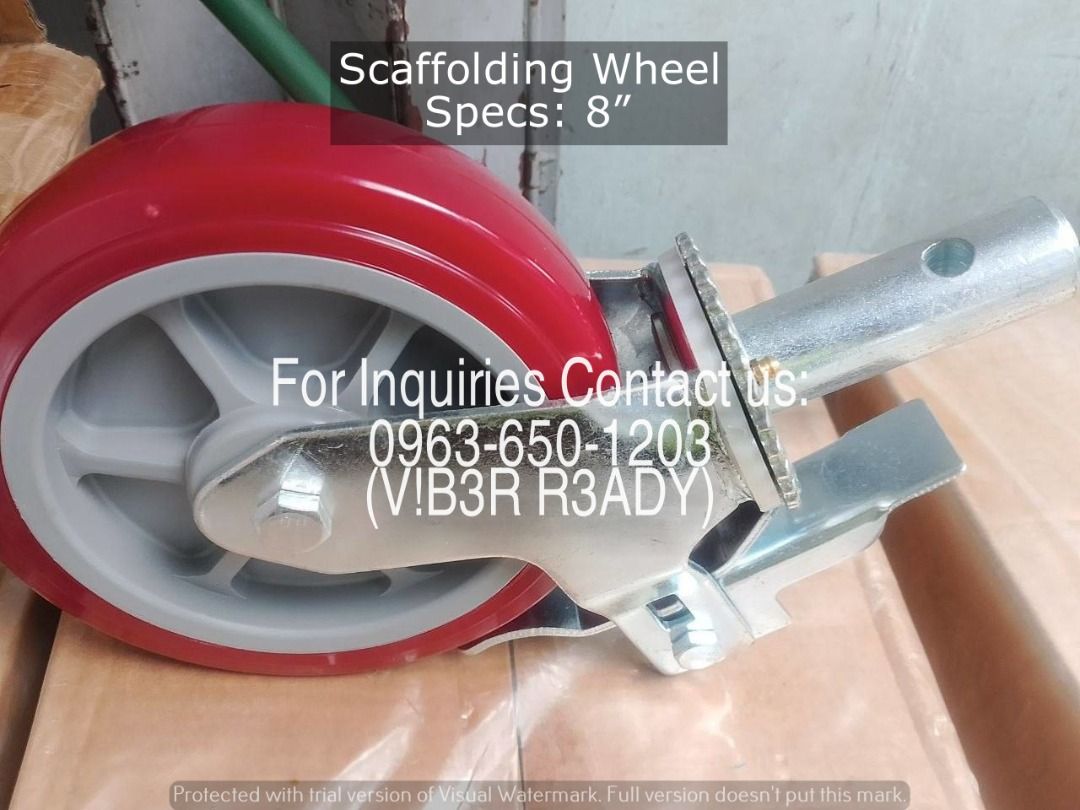 Scaffolding Wheel Specs: 8” (Category: Other Home Furniture) located in Manila. Submitted by ramoseliza33488 (Listing ID 1467691744, Image 2). Description: .