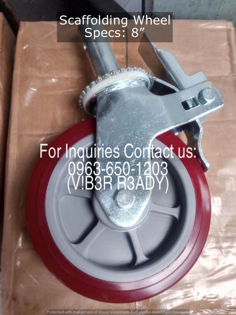 Scaffolding Wheel Specs: 8” (Category: Other Home Furniture) located in Manila. Submitted by ramoseliza33488 (Listing ID 1467691744, Image 3). Description: .