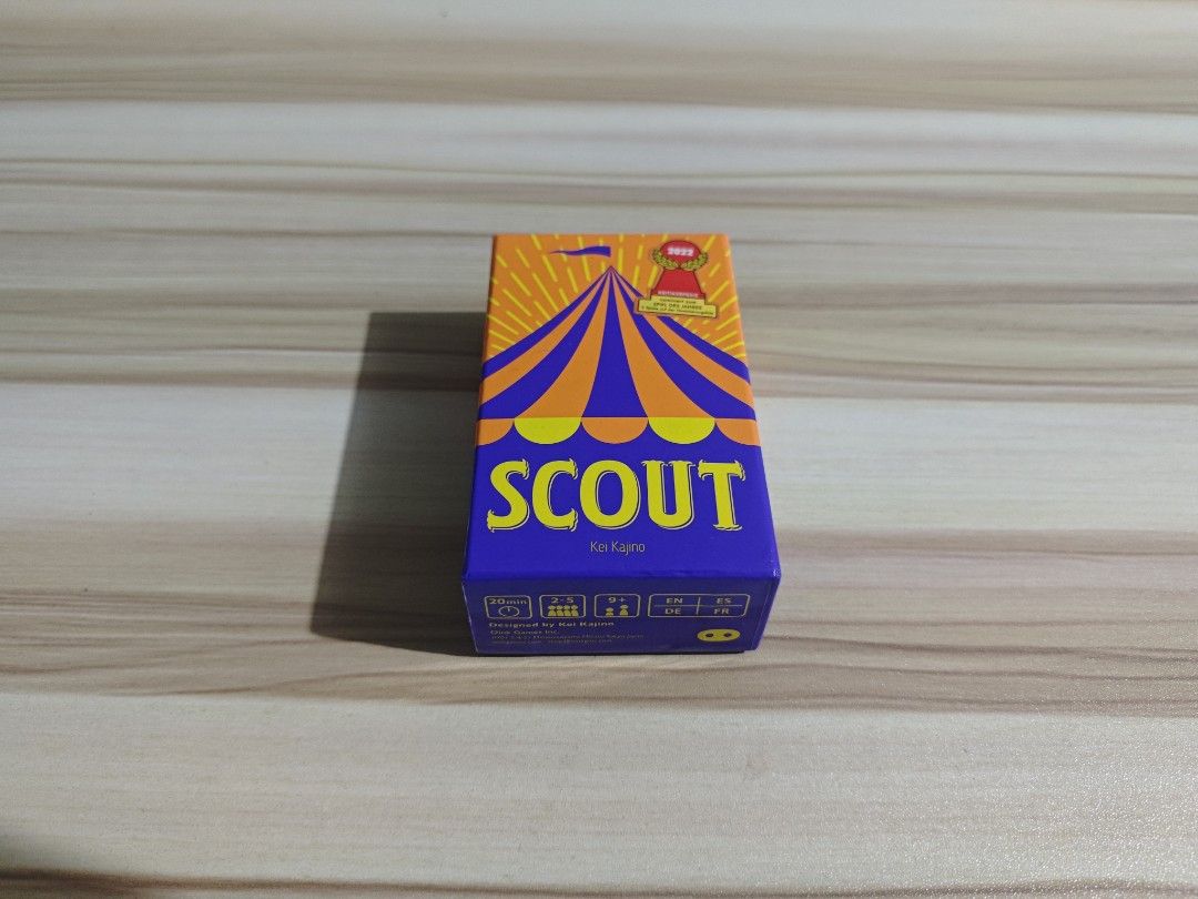 Scout Board Game (Category: Board Games & Puzzles) located in Antipolo. Submitted by kyohei_ikamaru (Listing ID 1467715431, Image 1). Description: > Original > Complete and Excellent Condition.