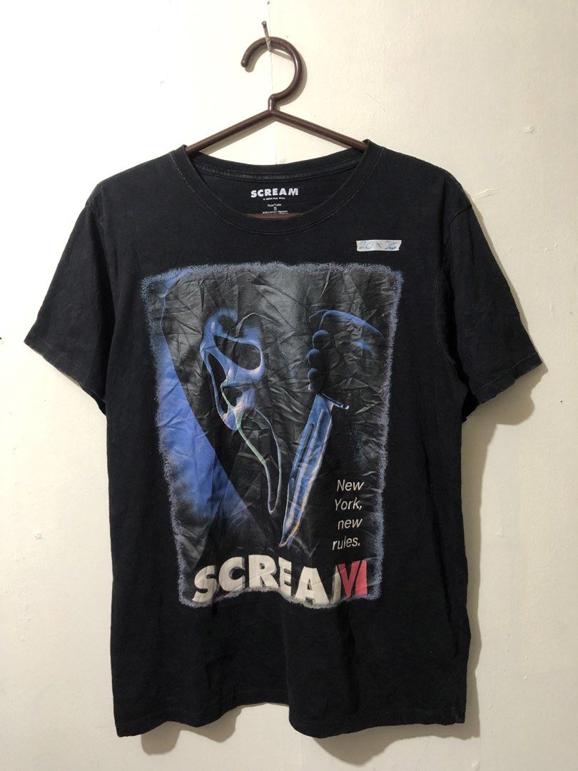 SCREAM Horror Shirt (Category: Tshirts & Polo Shirts ) located in Manila. Submitted by raremountain00 (Listing ID 1467777760, Image 1). Description: Authentic Excellent condition Medium Fit No issue.