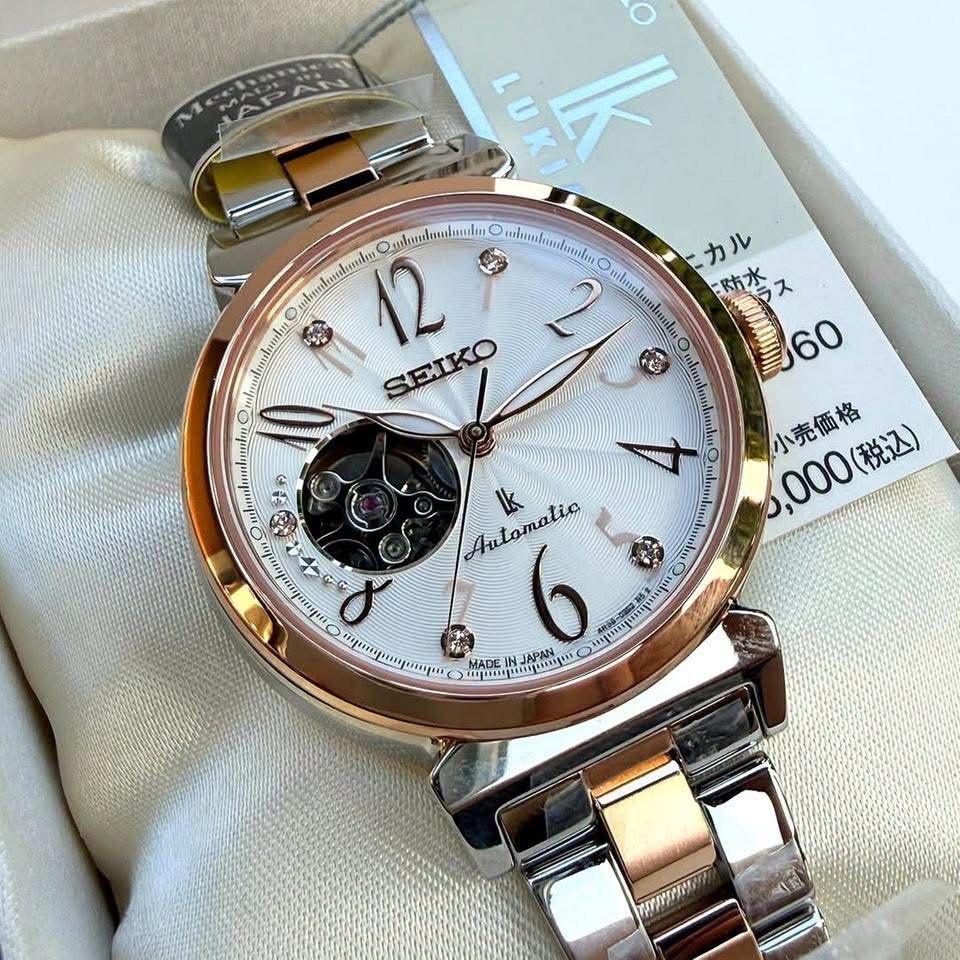 Seiko Lukia SSVM060 (Category: Women's Watches) located in Manila. Submitted by seikowatchfactory (Listing ID 1467626356, Image 1). Description: BNIB 10/10 Model: SSVM060 Price: 22995 pesos Specifications: Caliber 4R38 Automatic Movement with hacking and manual winding capacity Case Diameter: 34.6mm Case Thickness: 11mm 100m Water Resistance 24 Jewels Sapphire Glass Approx. 41 hours Power Reserve Seller is Authorized Dealer of Seiko Japanese Watc