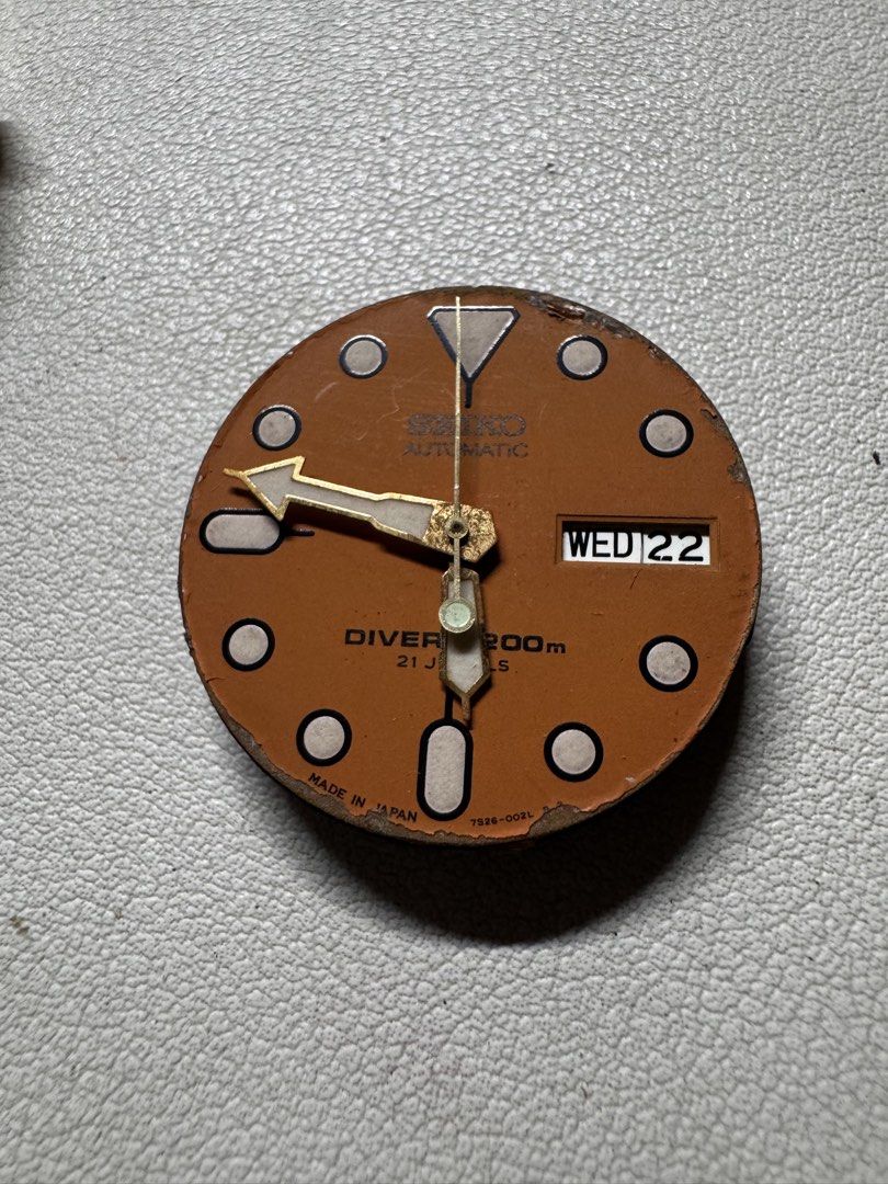 Seiko SKX011 Orange Dial w/ Movement Automatic (Category: Men's Watches) located in Iloilo. Submitted by KCY_WatchParts (Listing ID 1467725426, Image 2). Description: Seiko SKX011 Orange Boy Dial with hands and 7S26 Movement. Shipping nationwide.