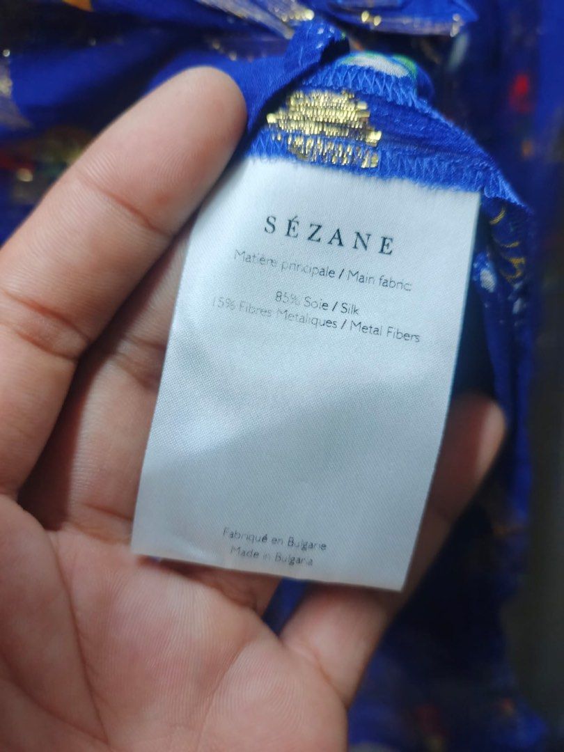 SEZANE (Category: Longsleeves) located in Dasmarinas. Submitted by jessputrages (Listing ID 1467779176, Image 3). Description: For sale Sezane Silk Excellent condition No issue 1500 plus shipping fee Pm for more details.