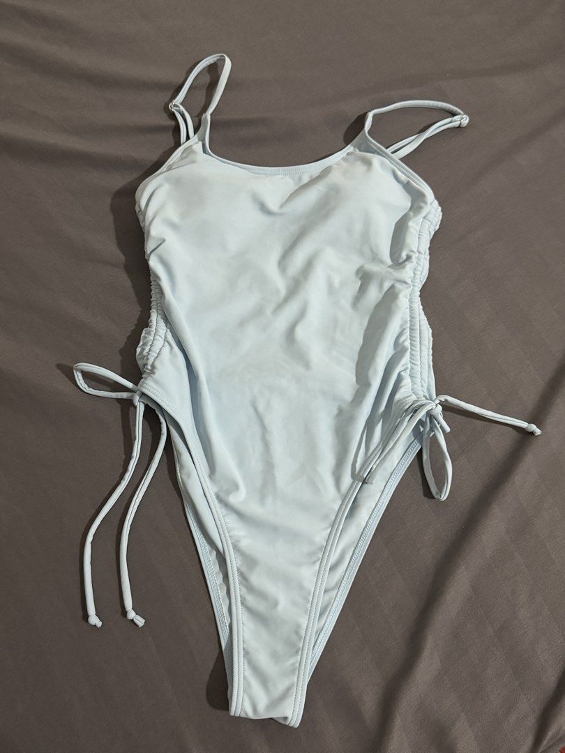 Shein Light Blue One Piece Swimsuit (Category: Bikinis & Swimsuits) located in Pateros City. Submitted by moreofphoe (Listing ID 1467702145, Image 2). Description: .