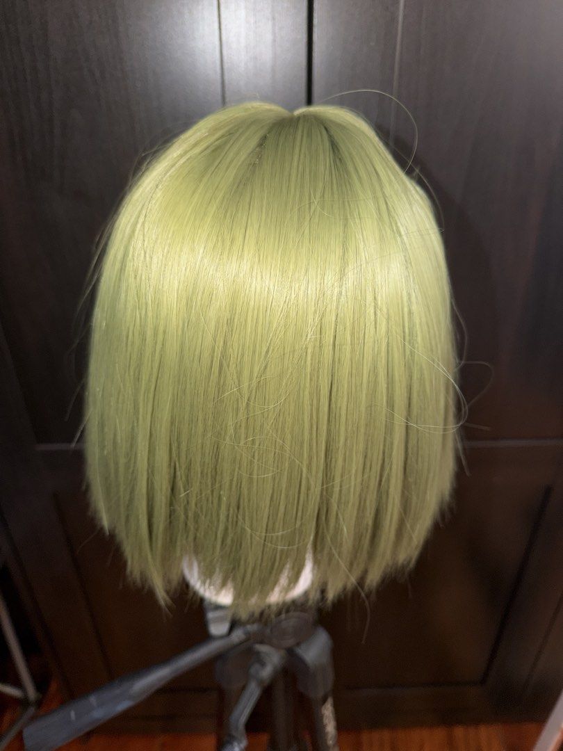 Short Green Micro Bang Wig (Category: Hair) located in Caloocan City. Submitted by olimijme (Listing ID 1467604491, Image 3). Description: Short Green Micro Bang Wig -soft -good quality -microbangs Shipping through Lalamove or Grab only, fee to be shouldered by buyer.