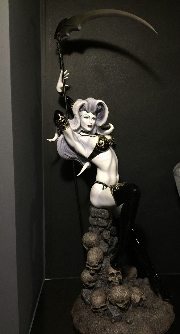 Sideshow Lady Death and Red Sonja Premium Format Statues (Category: Figurines & Statues) located in Quezon City. Submitted by marjtorde (Listing ID 1467638461, Image 2). Description: FOR SALE!! ⚔️ Lady Death & Red Sonja — Premium Format Statue Set by Sideshow Collectibles 🖤 The Temptation of Lady Death P25,000.00 only Brand: Sideshow Collectibles Line: Premium Format License: Chaos! Comics / Dynamite Entertainment Description: Iconic sculpt of L
