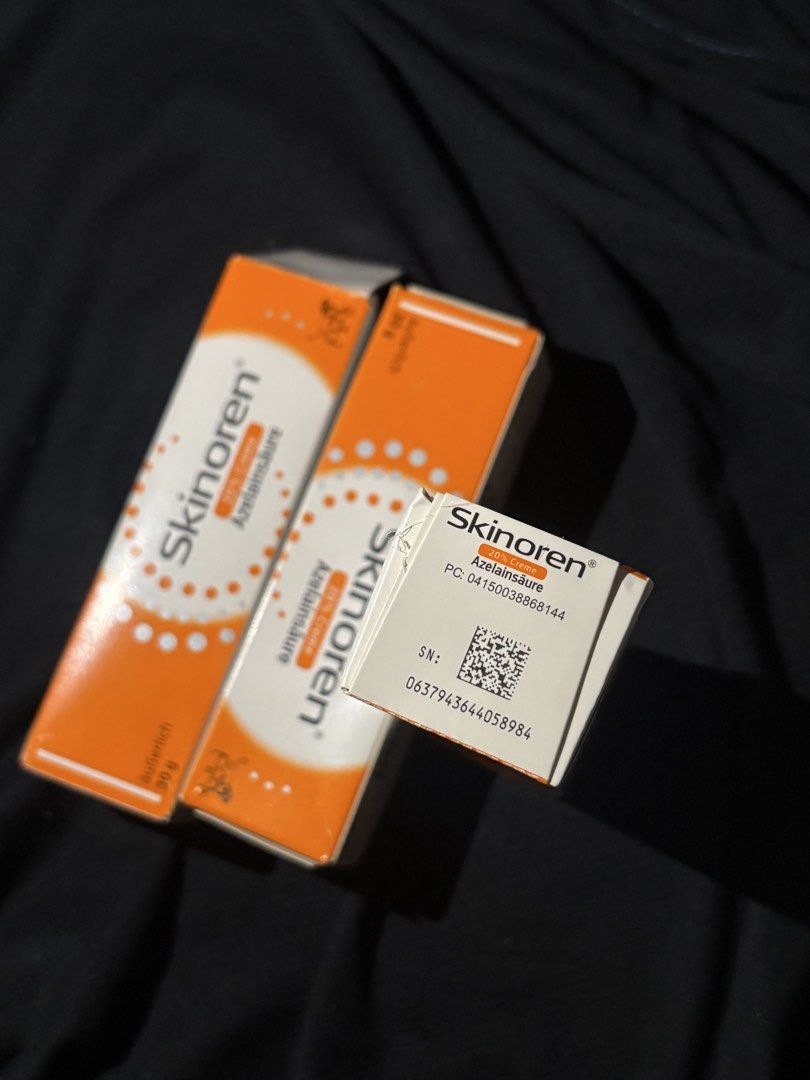 skinoren cream (Category: Makeup) located in Quezon City. Submitted by myshop.galore (Listing ID 1467625374, Image 3). Description: 800 each 2300 for 3 pcs.