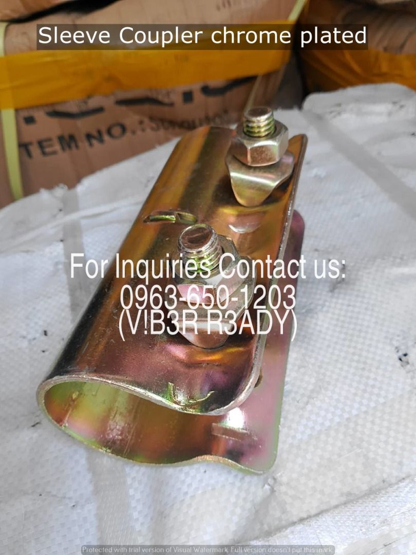 Sleeve Coupler chrome plated Specs: 1-1/2" (Category: Other Home Furniture) located in Manila. Submitted by ramoseliza33488 (Listing ID 1467696922, Image 3). Description: .