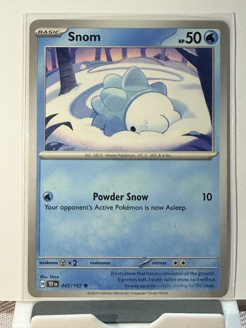 Snom 045/162 Common Pokemon Card TCG (Category: Raw Singles) located in Quezon City. Submitted by pippachu (Listing ID 1467730655, Image 1). Description: .