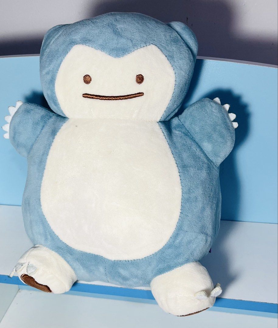 snorlax ditto transform plushie (Category: Plushies & Soft Toys) located in Cainta. Submitted by jjsp_monsterhunting (Listing ID 1467657053, Image 1). Description: snorlax ditto transform plushie approx 12 inches no/cut brand tag meet up pin loc cainta shipping options LALAMOVE✅JNT✅.