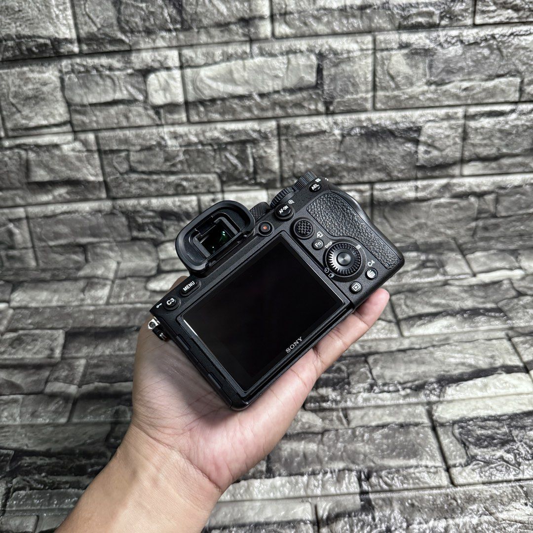 Sony A7RIV (Body) | Full-Frame Mirrorless Camera (Category: Cameras) located in Caloocan City. Submitted by oltekgadgets (Listing ID 1467838107, Image 3). Description: Sony A7RIV (Body) | Full-Frame Mirrorless Camera Highlights: *61MP Full-Frame Exmor R BSI CMOS Sensor *BIONZ X Image Processor & Front-End LSI *567-Point Phase-Detection AF System *UHD 4K30p Video with HLG & S-Log3 Gammas *5.76m-Dot Tru-Finder OLED EVF *3.0” 1.44m-Dot Tilting Touch