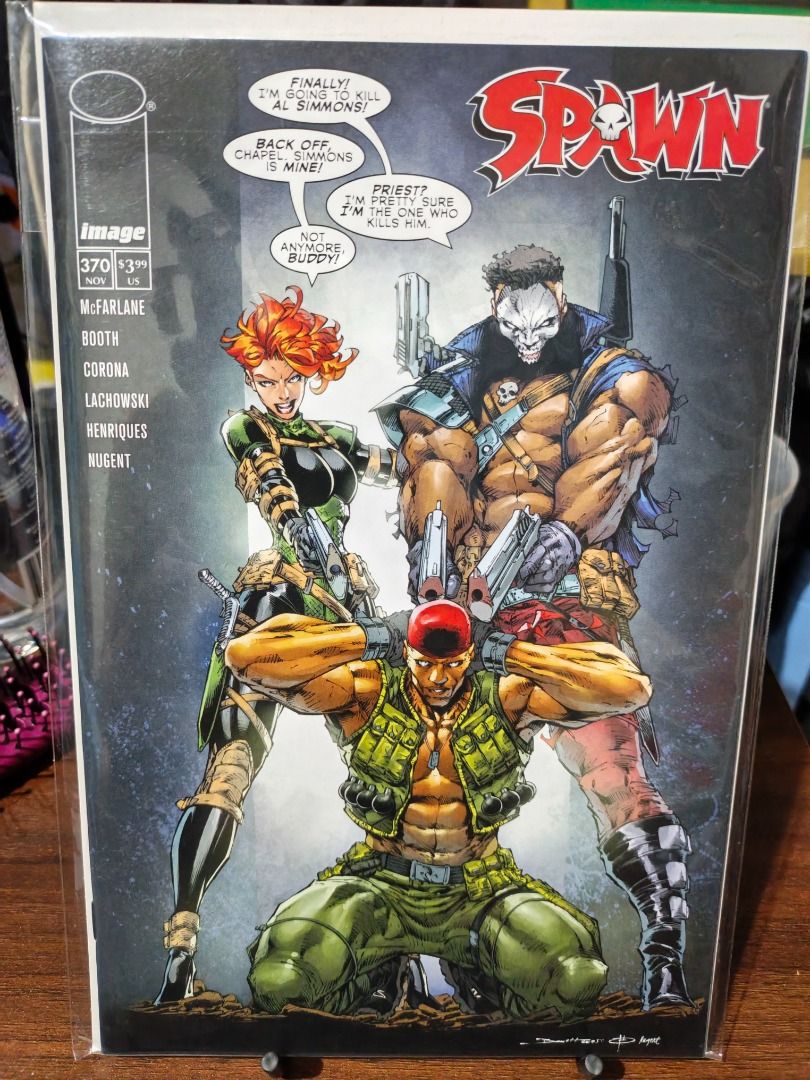 Spawn Comic Books Image Comics Lot Issues 331 350 370 373 376 (Category: Comics & Manga) located in Antipolo. Submitted by makasalanan (Listing ID 1467682932, Image 3). Description: - Bundle of 5 Image Comics Spawn issues: #331, #350, #370, #373, and #376 - Includes special editions such as the record-breaking 350th issue and the Invincible Month variant - All issues are well-protected in individual plastic sleeves with backing boards - Ideal for