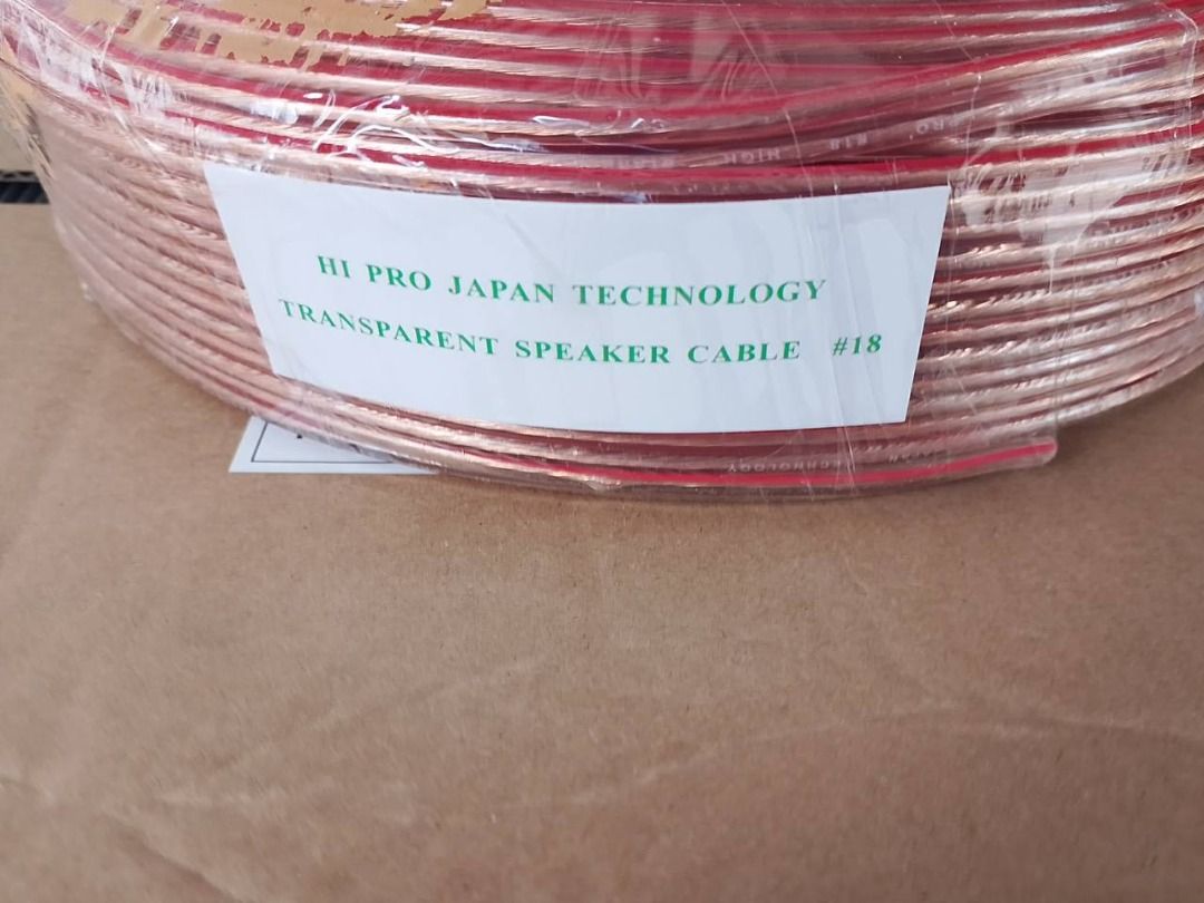 SPEAKER WIRE Specs: #22 x 100mts Transparent (Category: Everything Else Others) located in Manila. Submitted by 09171479278_elsie. (Listing ID 1467645000, Image 3). Description: SPEAKER WIRE Specs: #22 x 100mts Transparent.