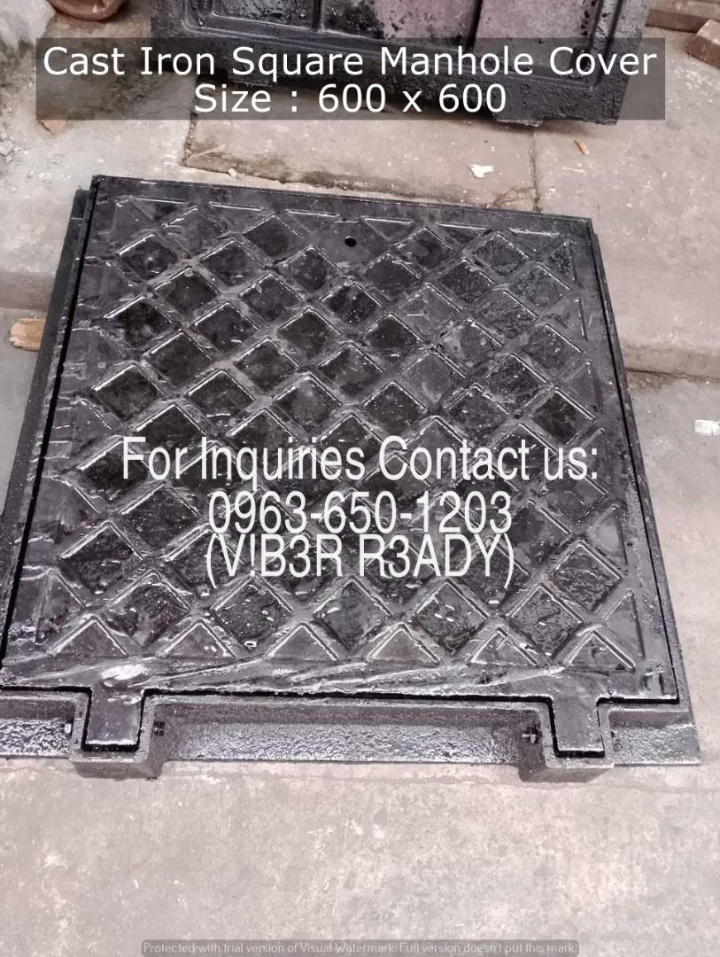 square manhole cover 600 x 600 (Category: Other Home Furniture) located in Manila. Submitted by ramoseliza33488 (Listing ID 1467690082, Image 3). Description: .