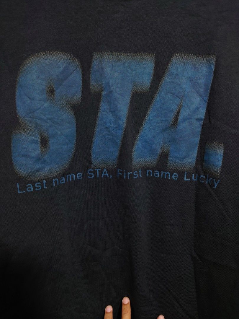 STA. Group tshirt thrift (Category: Tshirts & Polo Shirts ) located in Paranaque City. Submitted by emzeicool48572 (Listing ID 1467700520, Image 3). Description: Size: Medium to Semi-Large (20.5x29 inch) Material: semi heavy Cotton / Crew Neck Color: Black color rate: 9/10 Condition: 9/10 📍Tambo Paranaque 💸Payment: Pay Maya only 📦🚚 Delivery: Lalamove or j&t (order mo book mo) No return policy Buy at your own risk Don't expect too much from th