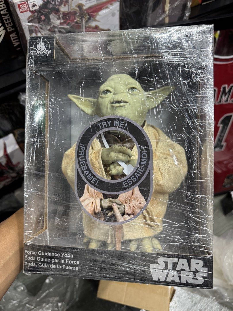 Starwars Yoda talking figure (Category: Figurines & Statues) located in Paranaque City. Submitted by icko007 (Listing ID 1467683990, Image 2). Description: Star Wars Empire Strikes Yoda Talking Action Figure 2025. 10 inch” brand-new, unused, unopened, undamaged Price 2500 Only Dibs Now Pay Now / No rush shippinh Location Paranaque Payment Gcash/Bpi Shipping Lalamove/Lbc Buyers Risk / Fee ‼️Seller is not responsible for: lost, stolen, or damaged p