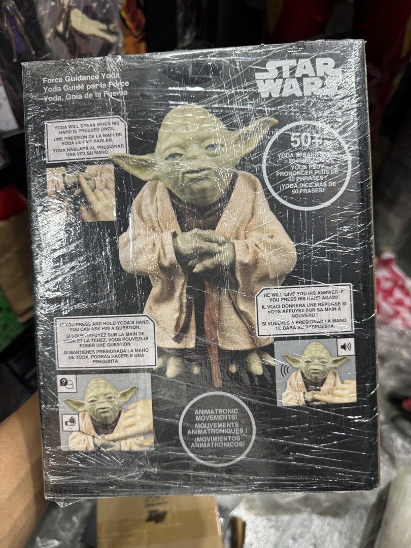 Starwars Yoda talking figure (Category: Figurines & Statues) located in Paranaque City. Submitted by icko007 (Listing ID 1467683990, Image 3). Description: Star Wars Empire Strikes Yoda Talking Action Figure 2025. 10 inch” brand-new, unused, unopened, undamaged Price 2500 Only Dibs Now Pay Now / No rush shippinh Location Paranaque Payment Gcash/Bpi Shipping Lalamove/Lbc Buyers Risk / Fee ‼️Seller is not responsible for: lost, stolen, or damaged p