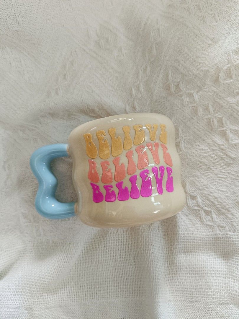 Statement cute ceramic mug (Category: Coffee & Tea Tableware) located in Davao. Submitted by khyyoczon (Listing ID 1467638100, Image 2). Description: 📍 Obrero, Davao City • For delivery, you may book Maxim or your preferred courier. The buyer shoulders the delivery fee. • Pick-up options and details will be discussed via PM. • COLOR MAY VARY: Actual color may slightly differ from the photos due to lighting and screen settings..
