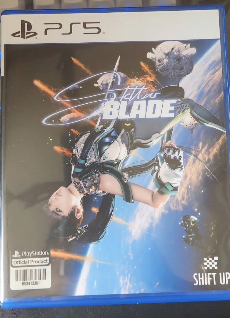 Stellar Blade PS5 Game Physical Disc (Category: PlayStation) located in Manila. Submitted by mponti (Listing ID 1467634693, Image 1). Description: RFS - finished the game - Platform: PlayStation 5 - Condition: Clean disc, tested and ready to play - Includes: Original blue case and cover art - Fast shipping or meet-up available .