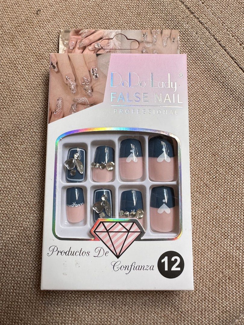 Stick-on False Nails with Glue sticker (Category: Hands & Nails) located in Marilao. Submitted by shopbychacha (Listing ID 1467632224, Image 3). Description: Stick-on False Nails with Glue sticker 2 sets for only 50 pesos Brand new. Sealed. Never been used! With glue sticker.