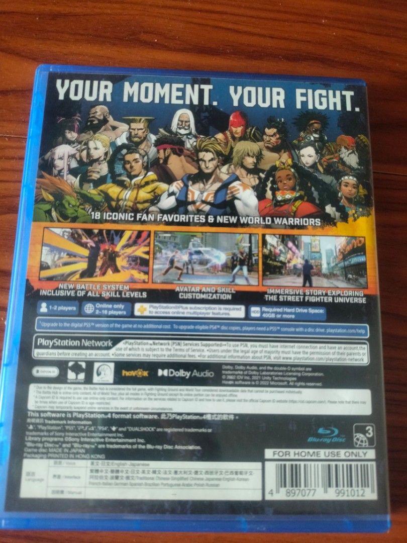 Street fighter 6 (Category: PlayStation) located in Cabuyao City. Submitted by coinhunter8 (Listing ID 1466827955, Image 2). Description: Ps4 street fighter 6 latest version limited. versus battle rare in ps4.