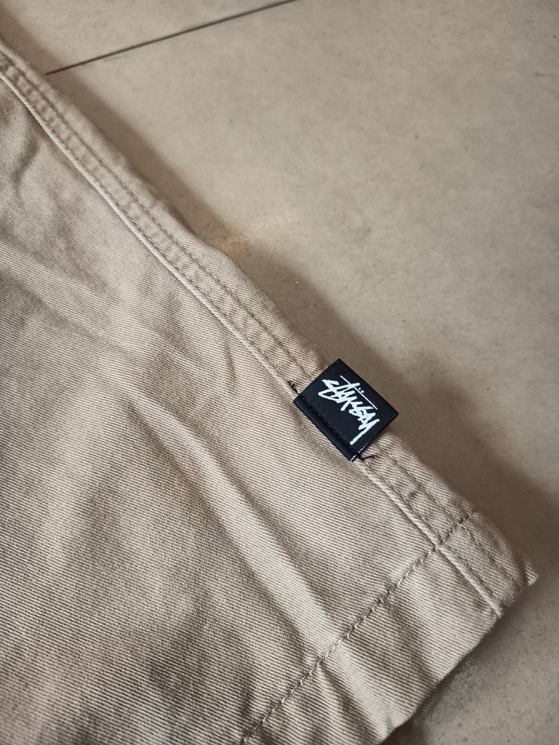Stussy Elastic Stuff Beach Shorts (Category: Tshirts & Polo Shirts ) located in Dagupan City. Submitted by plugofallthreads (Listing ID 1467658457, Image 2). Description: Stussy Elastic Stuff Beach Shorts Size: Men's Large Waistline: 34-36 inches Length: 22 inches Authentic. In excellent condition. Price: Php 1,000 plus sf DM TO PURCHASE.