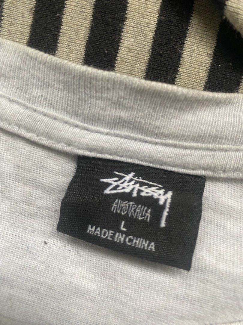 Stussy Pocket Tee (Category: Tshirts & Polo Shirts ) located in Cebu City. Submitted by rustyyyyy. (Listing ID 1467658601, Image 2). Description: W 23 L28 Excellent condition Issue: Stain .