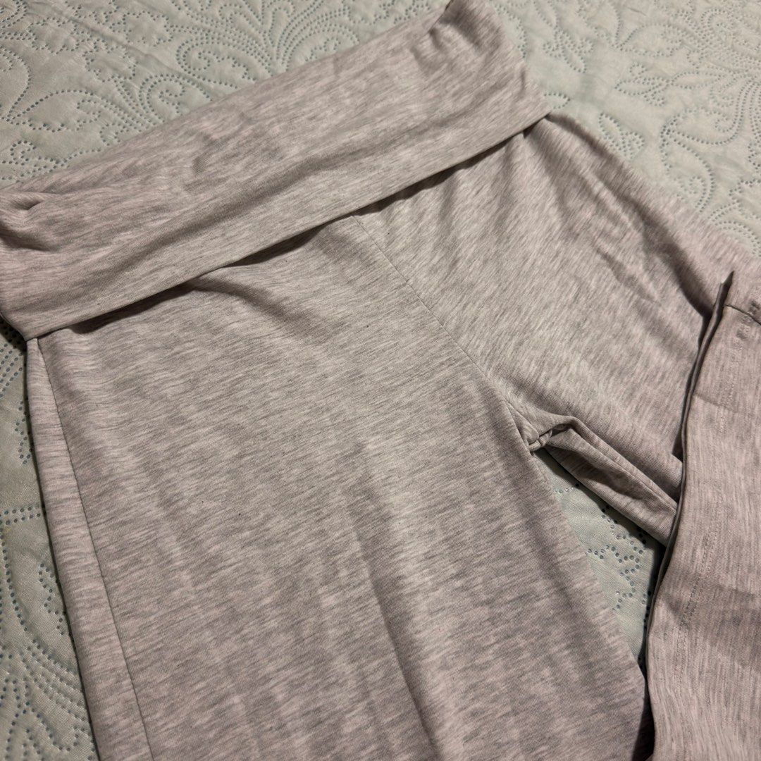 subduded fold-over wideleg leggings (Category: Other Bottoms) located in Cebu City. Submitted by shopjillscloset (Listing ID 1467749632, Image 3). Description: - brandnew (never worn) - AUTHENTIC (pasabay from shanghai) - stretchy & soft material .