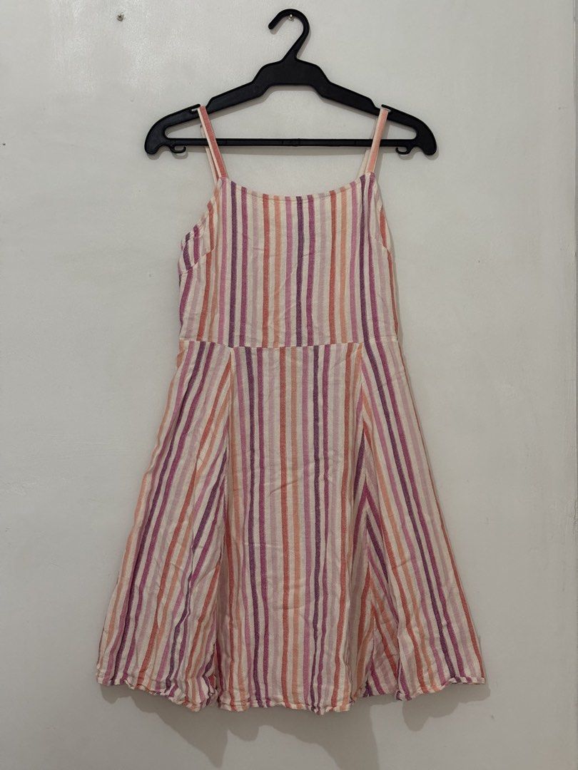 Summer Colored Stripe Dress (Category: Dresses) located in Quezon City. Submitted by chrissie__ (Listing ID 1467693615, Image 1). Description: ▪️Good as new ▪️Knee length.