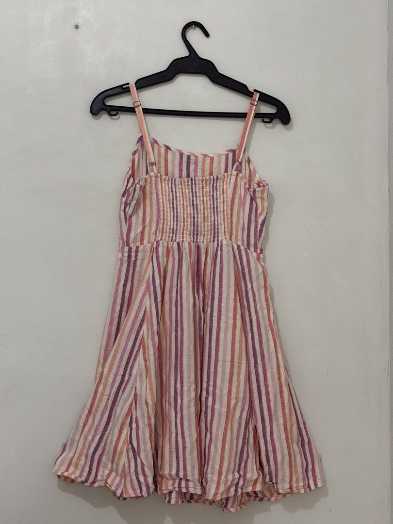 Summer Colored Stripe Dress (Category: Dresses) located in Quezon City. Submitted by chrissie__ (Listing ID 1467693615, Image 2). Description: ▪️Good as new ▪️Knee length.