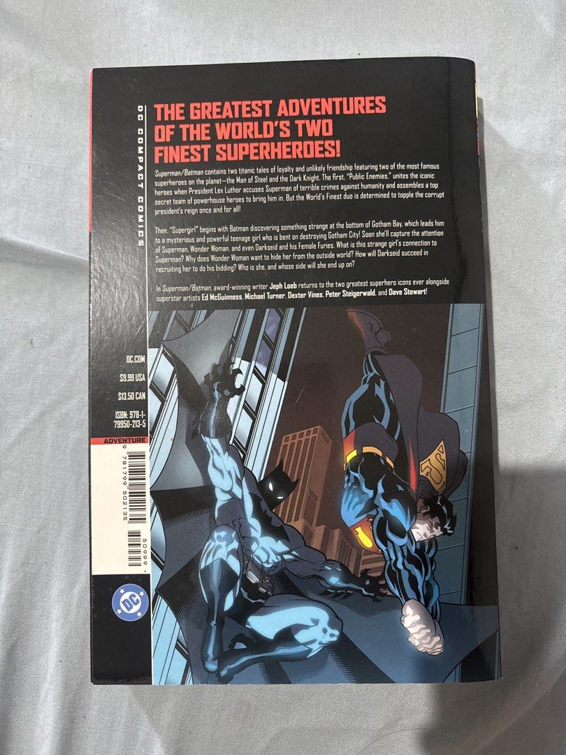 Superman/Batman DC Compact Comic (BNEW) (Category: Comics & Manga) located in San Jose del Monte. Submitted by mikariiii (Listing ID 1467608700, Image 2). Description: -BRAND NEW - NM condition -authentic copy bought from fullybooked (will include a free fullybooked bookmark) -mop: gcash, mod: jnt or lalamove (from bulacan area) buyers shoulder sf.