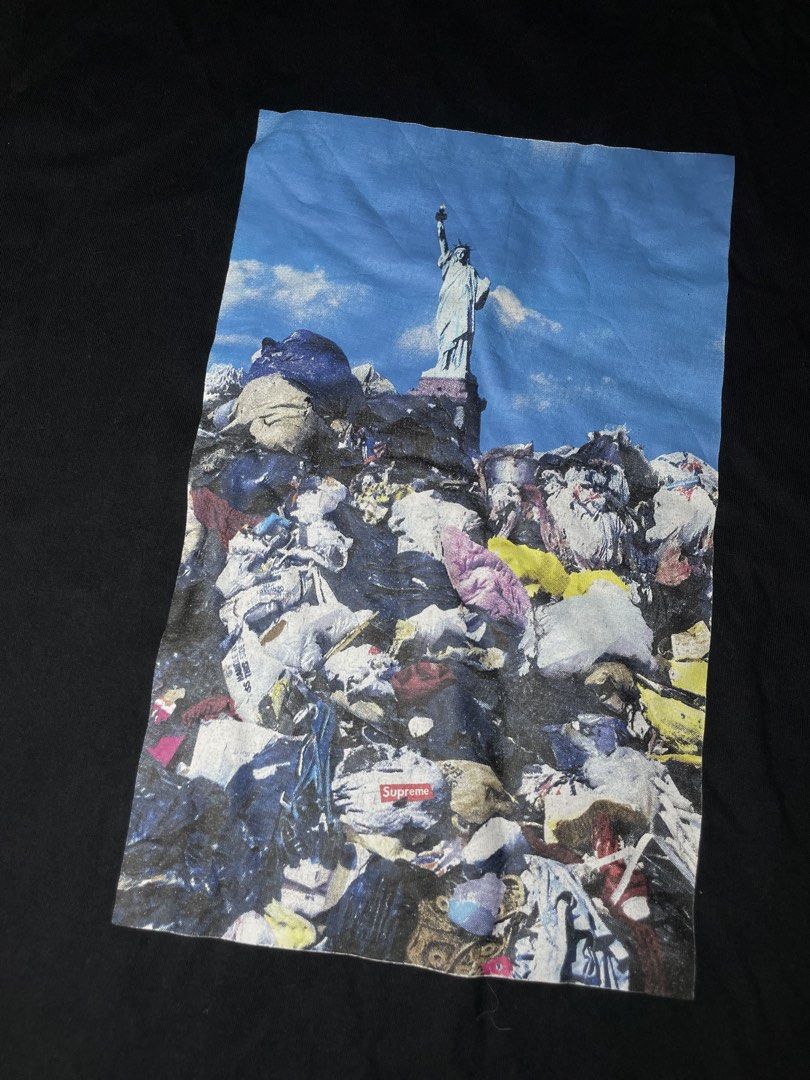 Supreme american trash Tee (Category: Tshirts & Polo Shirts ) located in Tacloban City. Submitted by susthriftshop (Listing ID 1467836094, Image 2). Description: Supreme Excellent condition No flaws Color rate 9.5/10 Dimes 20 by 26 .
