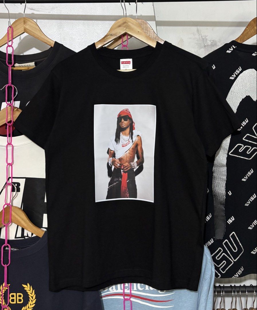 Supreme Playboi Carti (Category: Tshirts & Polo Shirts ) located in Tarlac. Submitted by thirstthriftapparelz_ (Listing ID 1467811417, Image 1). Description: Brand: Supreme Playboi Carti Condition: Excellent Size: Medium Color rate: 9.9 Issue: None.