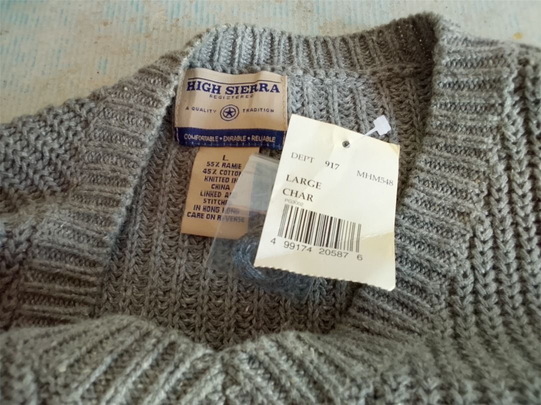 Sweater US BNEWTAG (High Sierra) (Category: Coats, Jackets and Outerwear) located in Los Banos. Submitted by mania-62906 (Listing ID 1467675323, Image 3). Description: BNEWTAG. US Large. Women ( Note: Out of town from Nov 25- Jan 25, 2027).