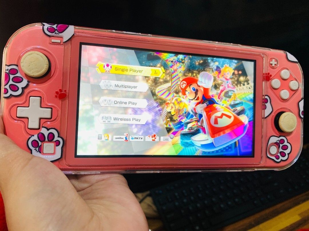 Switch lite JB 256 (Category: Nintendo) located in Manila. Submitted by 1upgspot (Listing ID 1467651784, Image 2). Description: 2nd hand no issue see pictures no history repair 256GB loaded games ready to used freebie hard pouch case location qc.