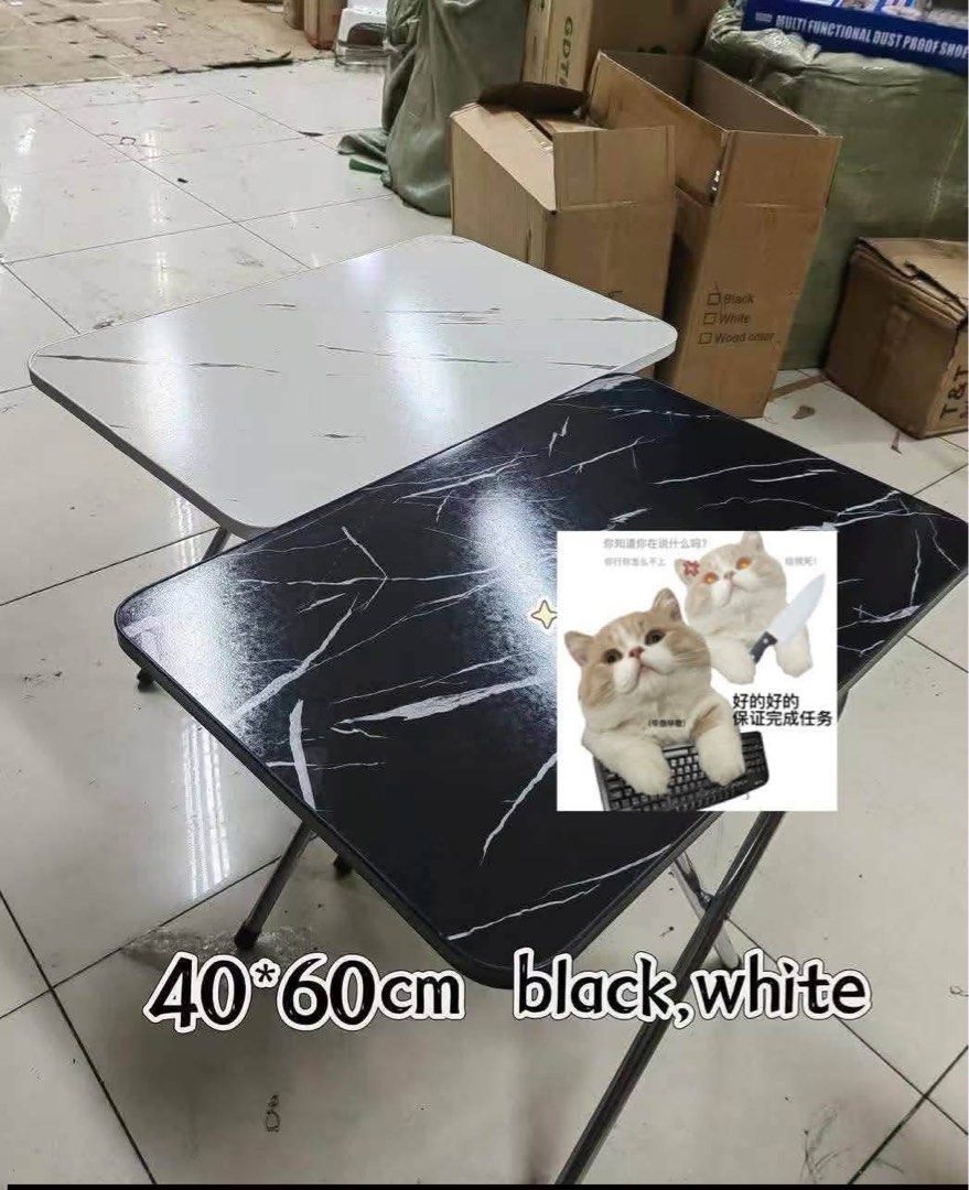 T ➖➖➖40*60cm table➖➖➖ black，white (Category: Looking For) located in Manila. Submitted by kimmychen123 (Listing ID 1467652951, Image 2). Description: Pm for more details .