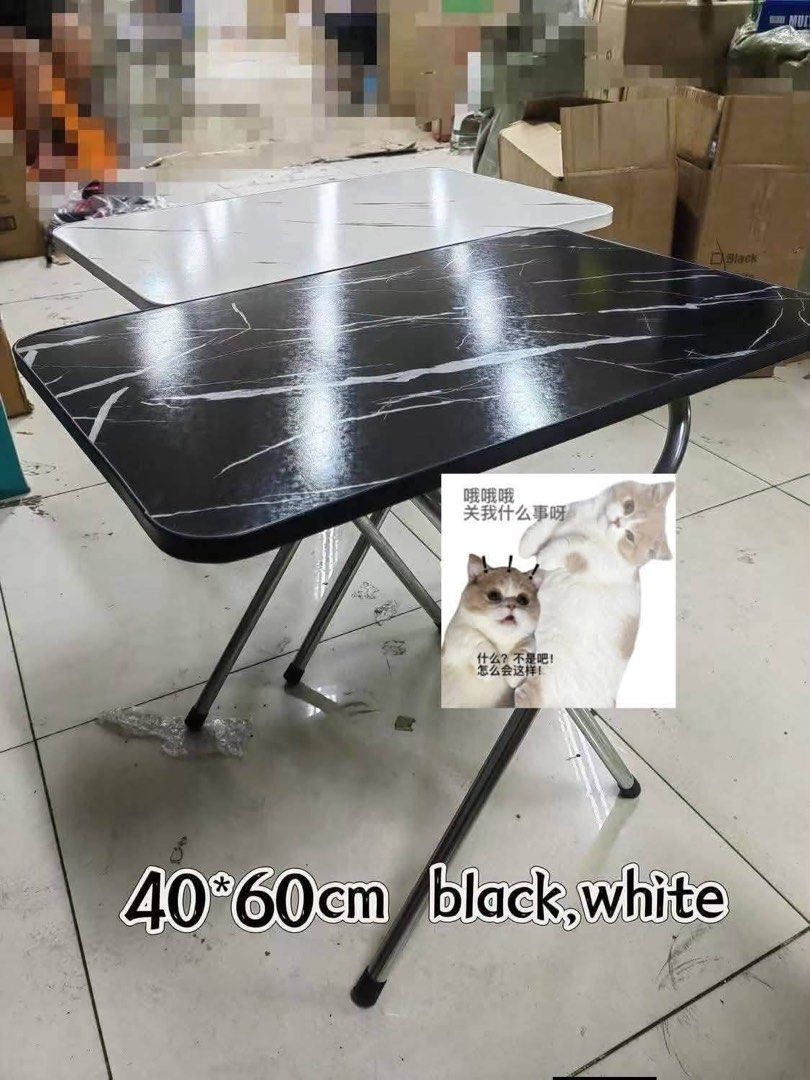T ➖➖➖40*60cm table➖➖➖ black，white (Category: Looking For) located in Manila. Submitted by kimmychen123 (Listing ID 1467652951, Image 1). Description: Pm for more details .